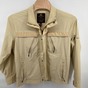 Tommy Bahama‎ Golf Men's Lightweight Full Zip Jacket Tan Performance  L